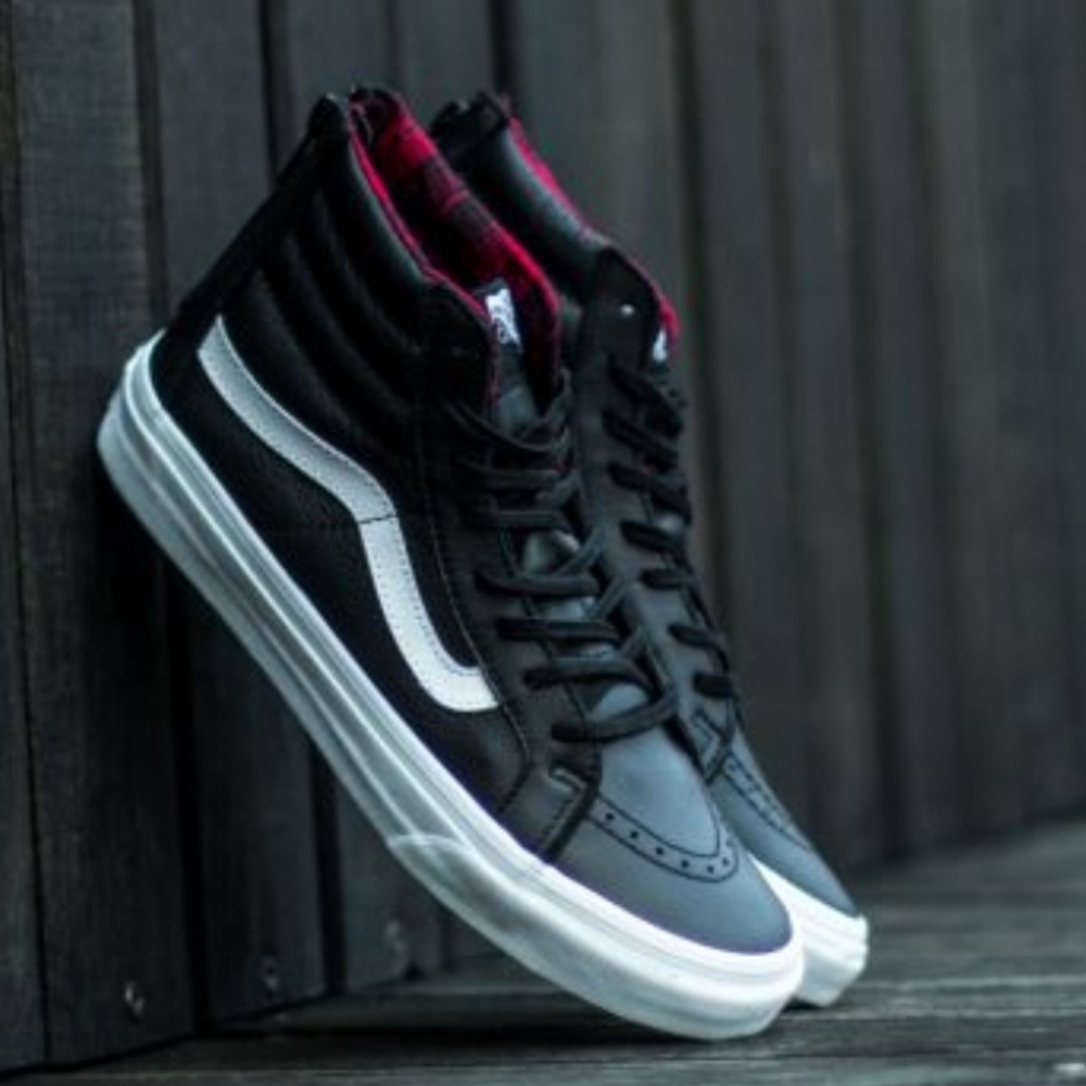 Hightop Vans Leather M6.5 W8